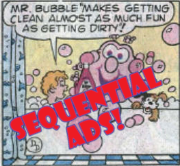 Sequential Ads Mr Bubble