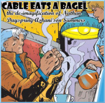 Cable Eats a Bagel